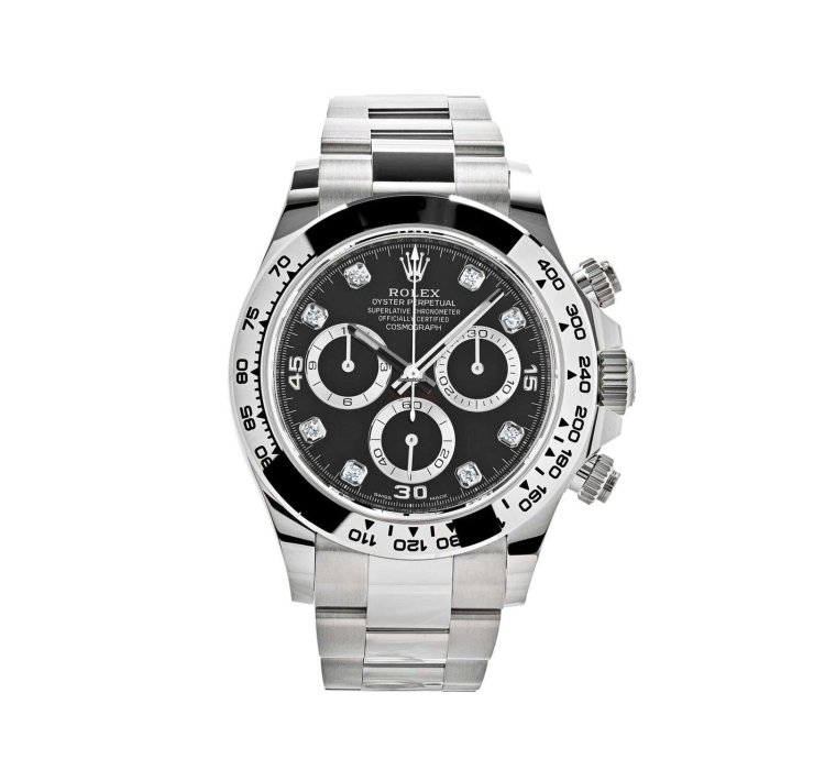 Rolex Daytona White Gold Black Diamond Dial 126509