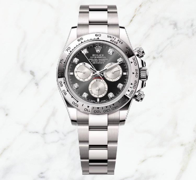 Rolex Daytona White Gold Black Diamond Dial 126509 new Unworn