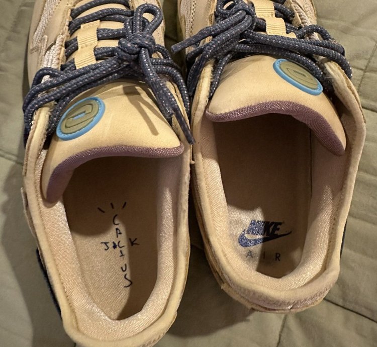 Nike Air Max 1 Travis Scott Cactus Jack Saturn Gold Size 11