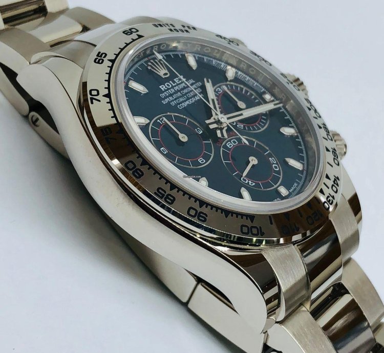 Rolex Daytona White Gold Blue Dial 40mm