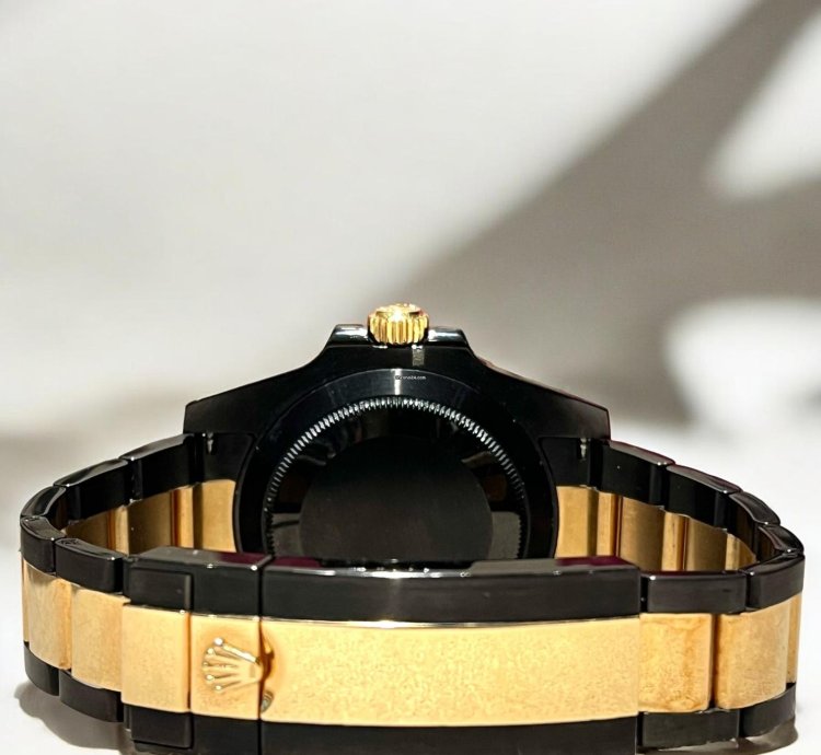 Rolex Submariner Date 40mm Two-tone 18k Yellow Gold And Black Pvd Dlc Stainless Steel Oyster
