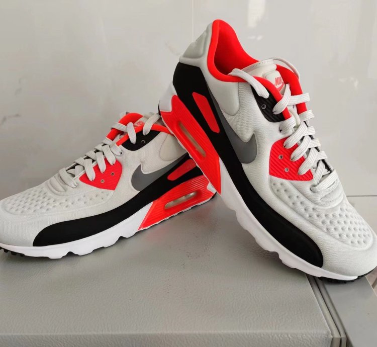 Nike Air Max 90 Ultra Se Shoes Platinum Gray 845039-006