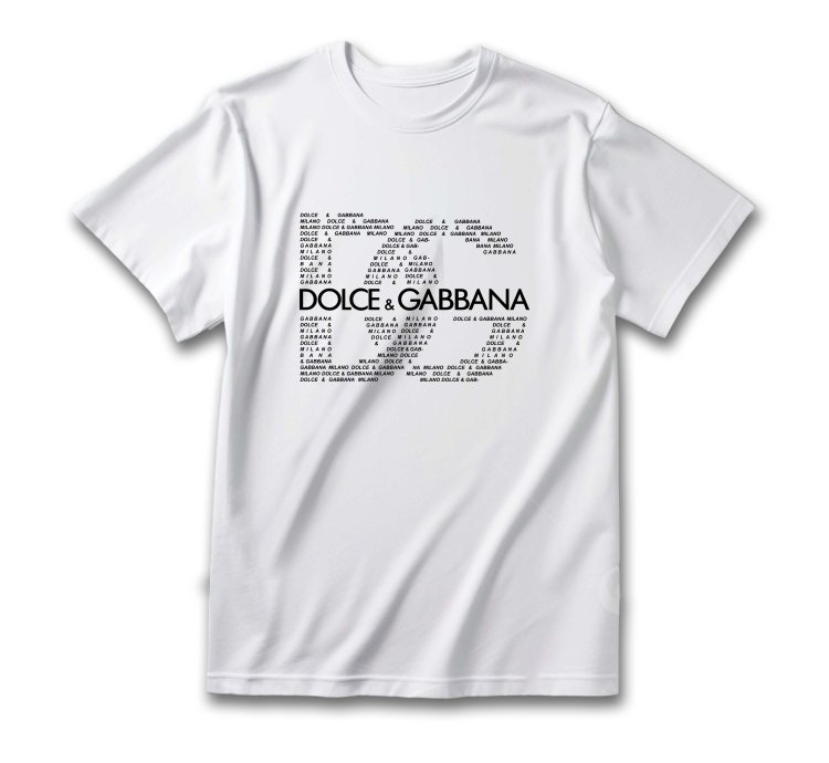 Dolce Gabbana Teks Logo Men Shirt Size Usa