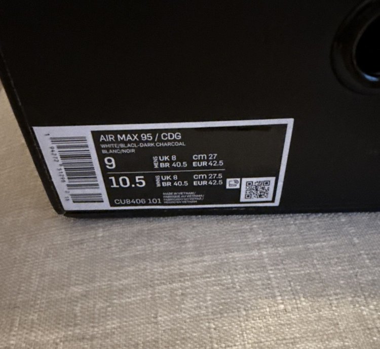 Nike Air Max 95 Cdg