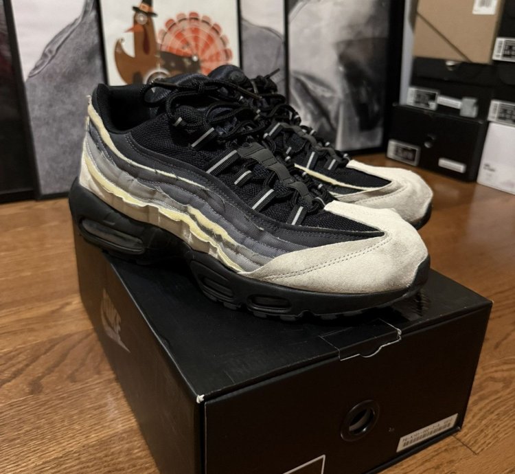 Nike Air Max 95 Comme Des Garcons Black Grey