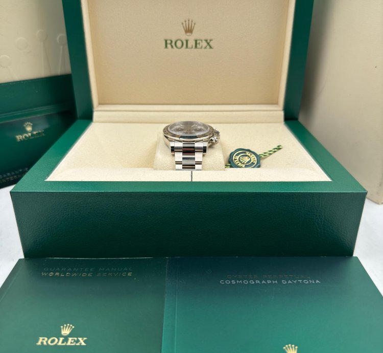 Rolex Daytona White Gold Grey Silver Dial Ghost 126509 Unworn 2023