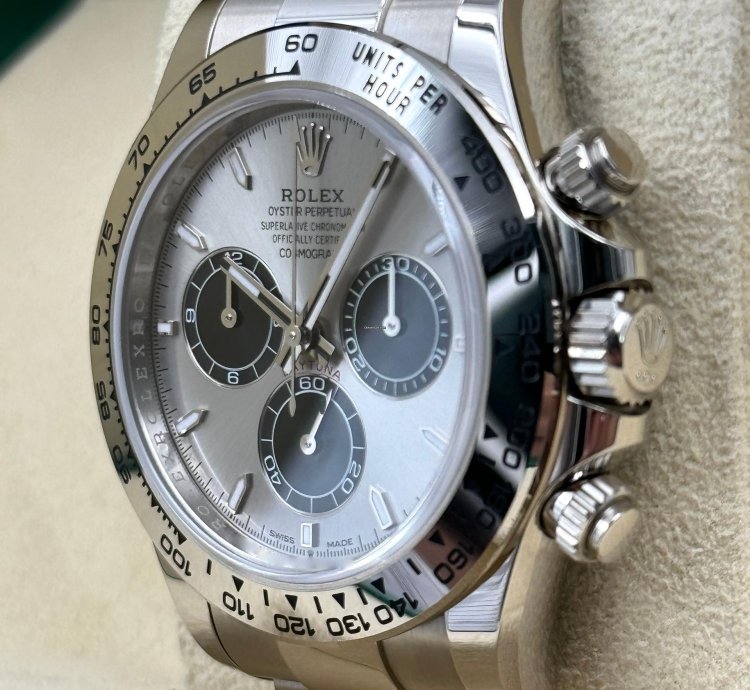 Rolex Daytona White Gold Grey Silver Dial Ghost 126509 Unworn 2023