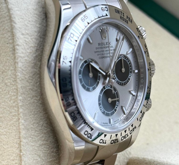 Rolex Daytona White Gold Grey Silver Dial Ghost 126509 Unworn 2023