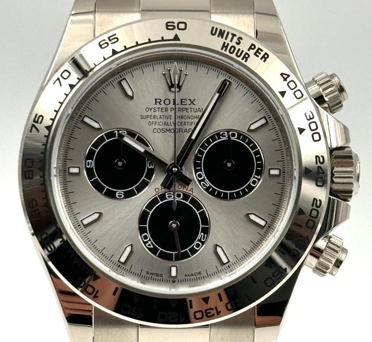 Rolex Daytona White Gold Grey Silver Dial Ghost 126509 Unworn 2023