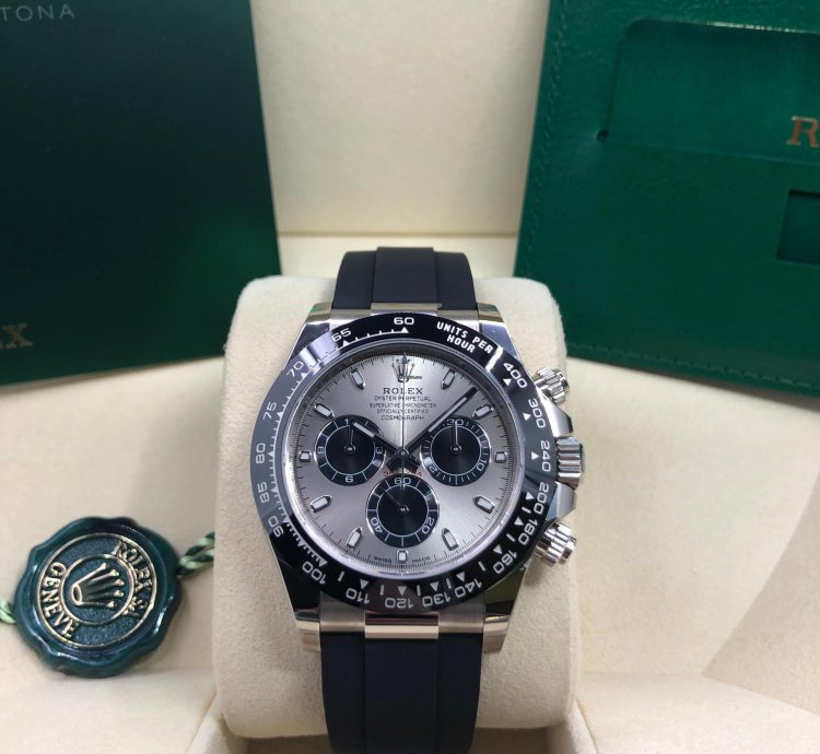 Rolex Daytona White Gold Oysterflex 2023 Full Set