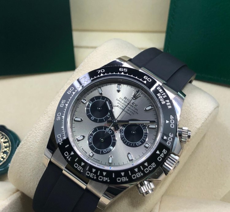 Rolex Daytona White Gold Oysterflex 2023 Full Set