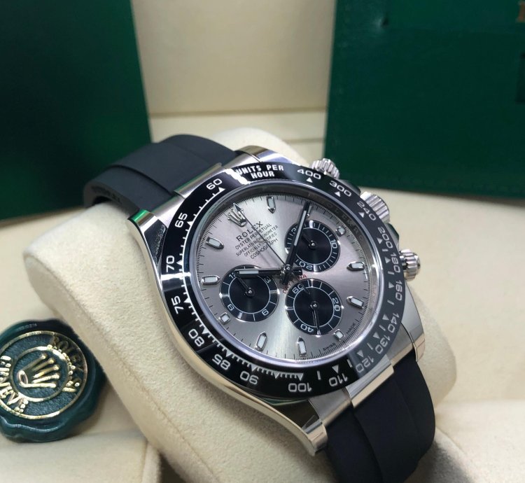 Rolex Daytona White Gold Oysterflex 2023 Full Set