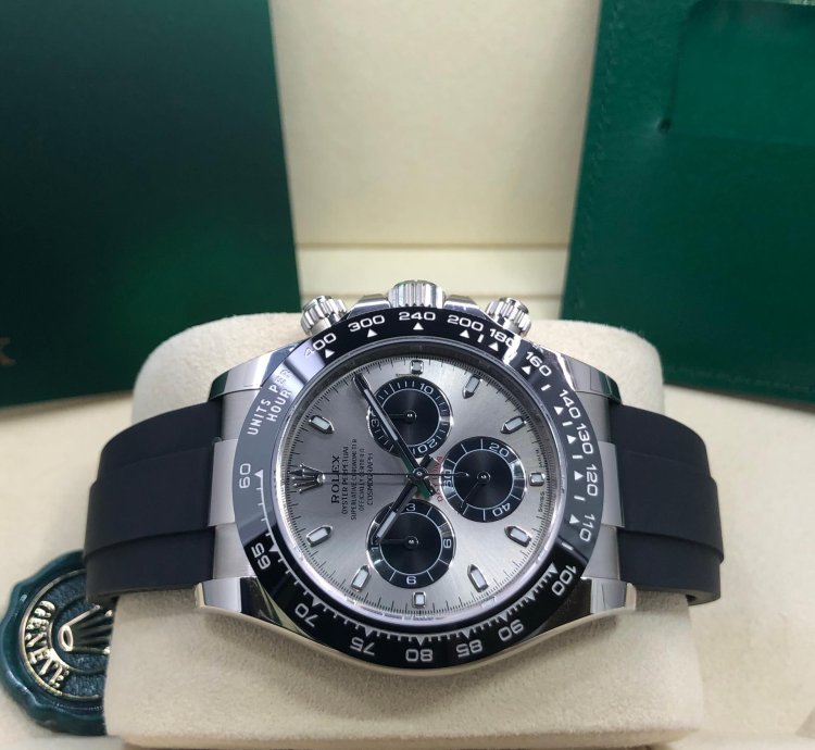 Rolex Daytona White Gold Oysterflex 2023 Full Set