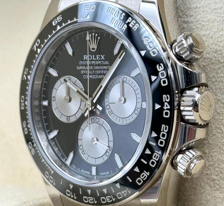 Rolex Daytona White Gold Oysterflex Black Dial 126519ln Unworn 2024