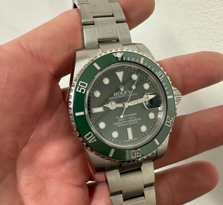 Rolex Submariner Date Ceramica Ceramic Full Set Hulk Verdone New Nuovo Plastic Plastiche Mark 1