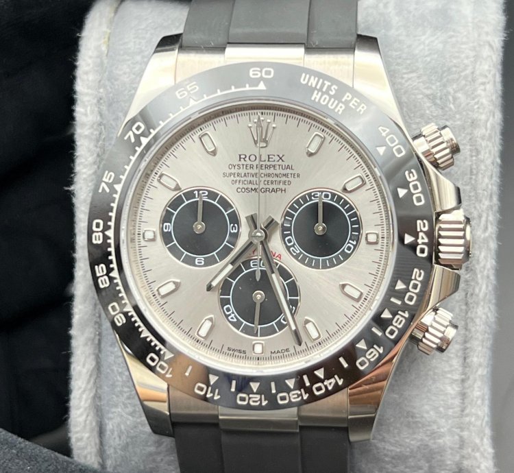 Rolex Daytona White Gold Oysterflex Bracelet Ghost