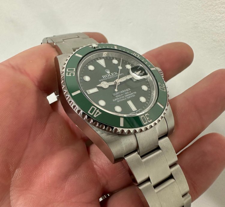 Rolex Submariner Date Ceramica Ceramic Full Set Hulk Verdone New Nuovo Plastic Plastiche Mark 1