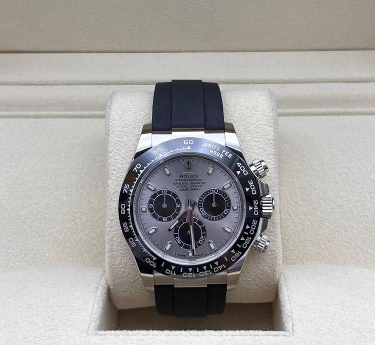 Rolex Daytona White Gold Oysterflex Bracelet Ghost