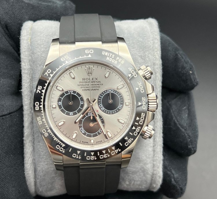 Rolex Daytona White Gold Oysterflex Bracelet Ghost