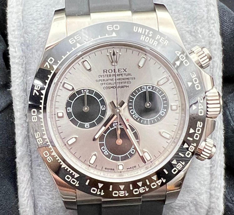 Rolex Daytona White Gold Oysterflex Bracelet Ghost