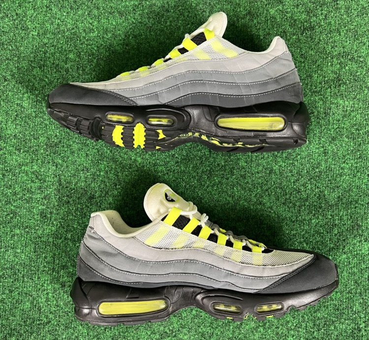Nike Air Max 95 Og Neon Yellow Green Black 2020 Mens Size 13