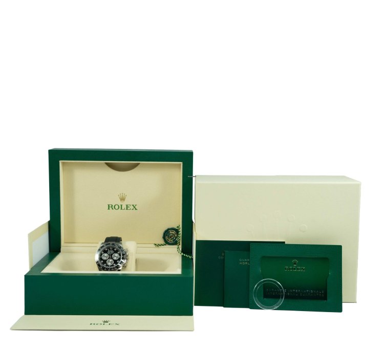 Rolex Daytona White Gold Oysterflex Diamond Dial 126519ln New