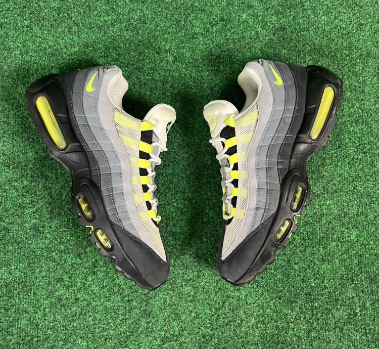 Nike Air Max 95 Og Neon Yellow Green Black 2020 Mens Sz 11