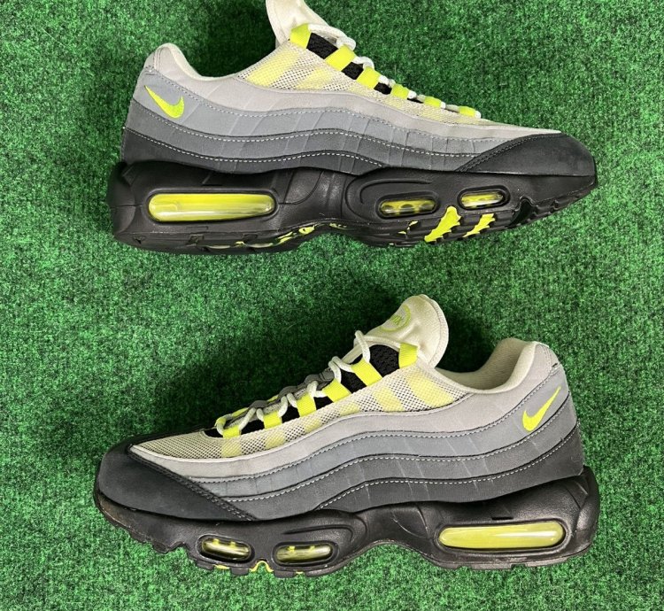 Nike Air Max 95 Og Neon Yellow Green Black 2020 Mens Sz 11