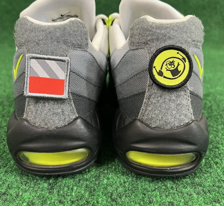 Nike Air Max 95 Sp Men Sz 9 Neon Yellow Volt Black Patch