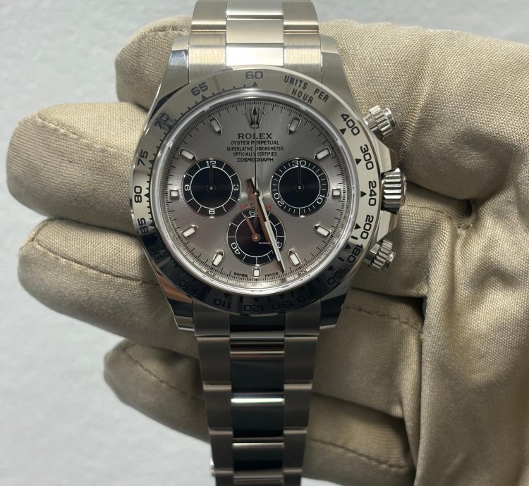 Rolex Daytona White Gold Silver Dial New 2023 Box And Papers 116509