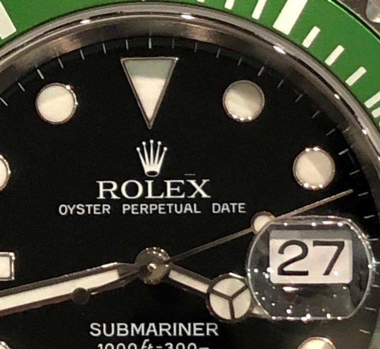 Rolex Submariner Date Ghiera Verde Kermit Nos 2005 Full Stickers