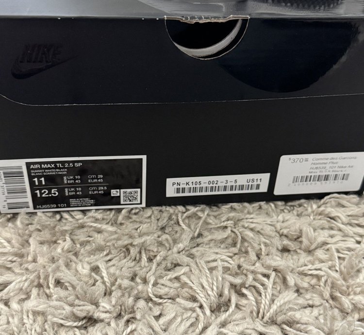 Nike Air Max Tl2 5 Comme Des Gar Ons Homme Plus 11 Cdg