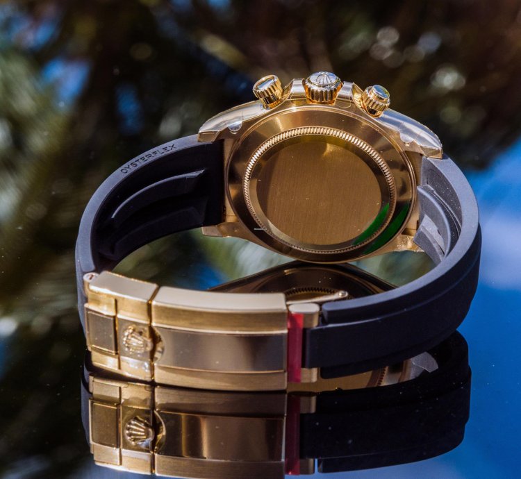 Rolex Daytona Yellow Gold - Meteorite Dial - Oysterflex discontinued