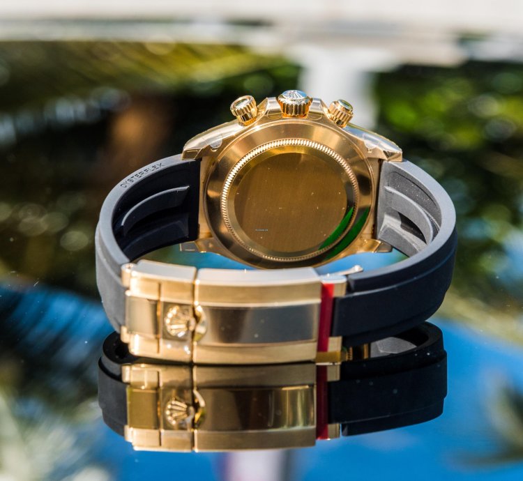 Rolex Daytona Yellow Gold - Meteorite Dial - Oysterflex discontinued