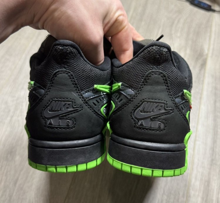 Nike Air Rubber Dunk Off-white Green Strike Mens Sneakers