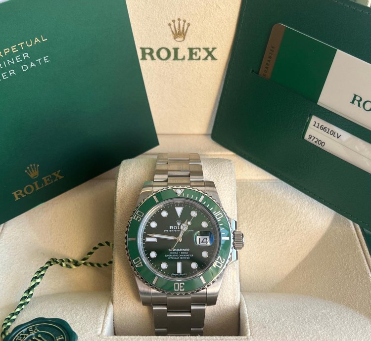 Rolex Submariner Date Hulk 116610lv 20218 Old Card