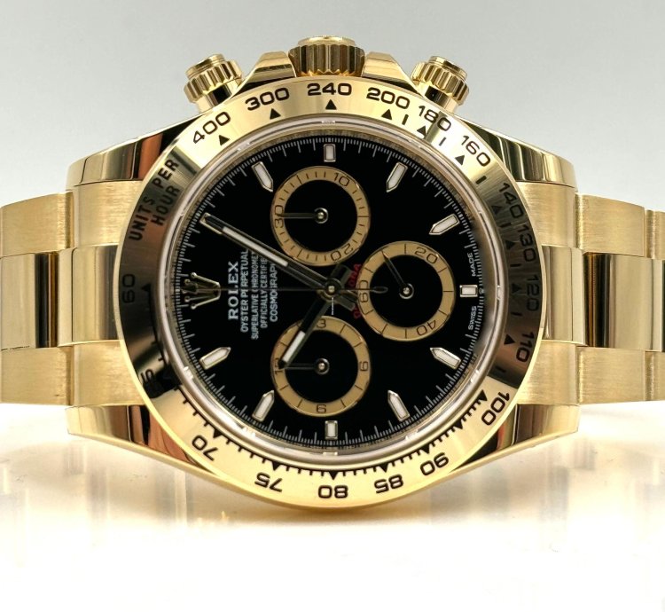 Rolex Daytona Yellow Gold Black Dial Yellow Gold Bracelet 126508 Unworn 2024