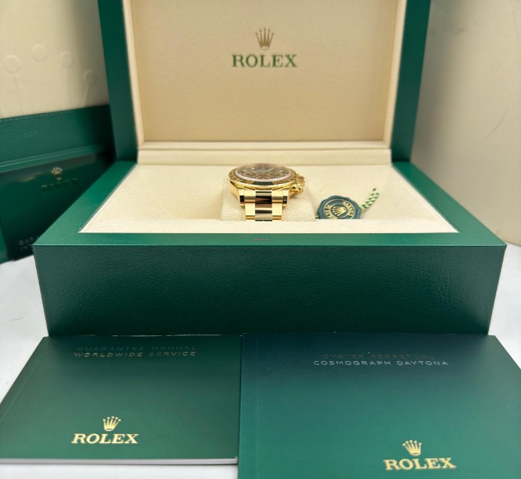 Rolex Daytona Yellow Gold Black Dial Yellow Gold Bracelet 126508 Unworn 2024
