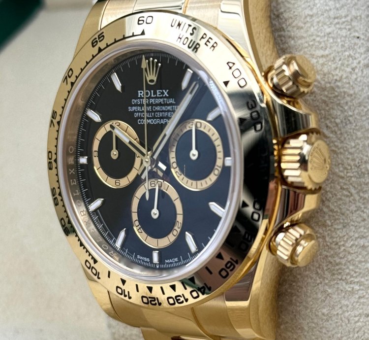 Rolex Daytona Yellow Gold Black Dial Yellow Gold Bracelet 126508 Unworn 2024