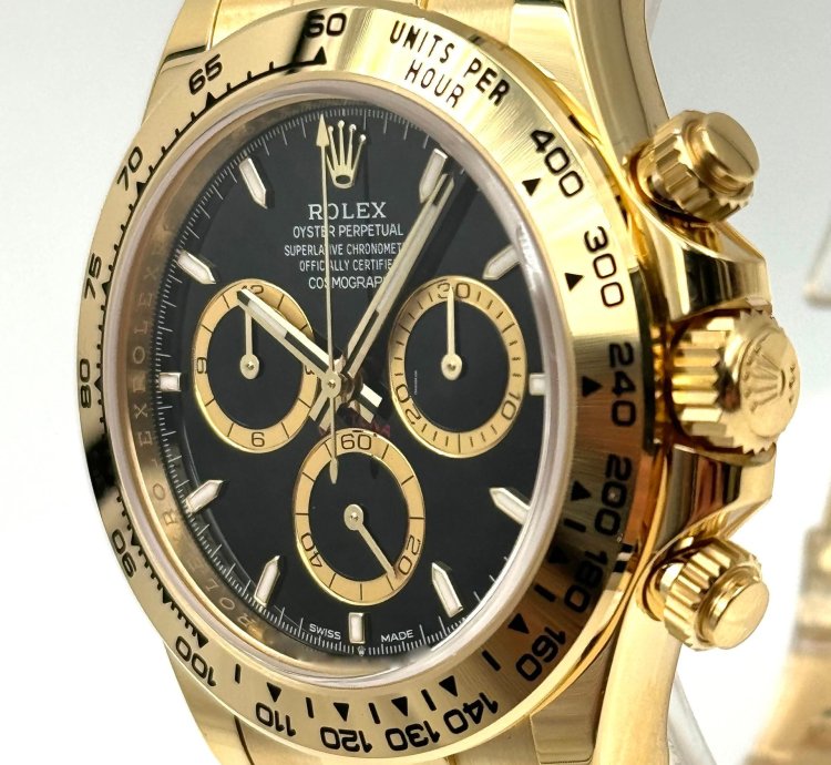 Rolex Daytona Yellow Gold Black Dial Yellow Gold Bracelet 126508 Unworn 2024