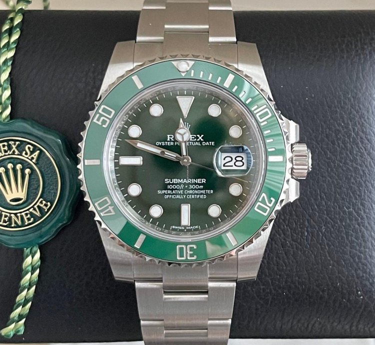 Rolex Submariner Date Hulk 116610lv New Full Stickers