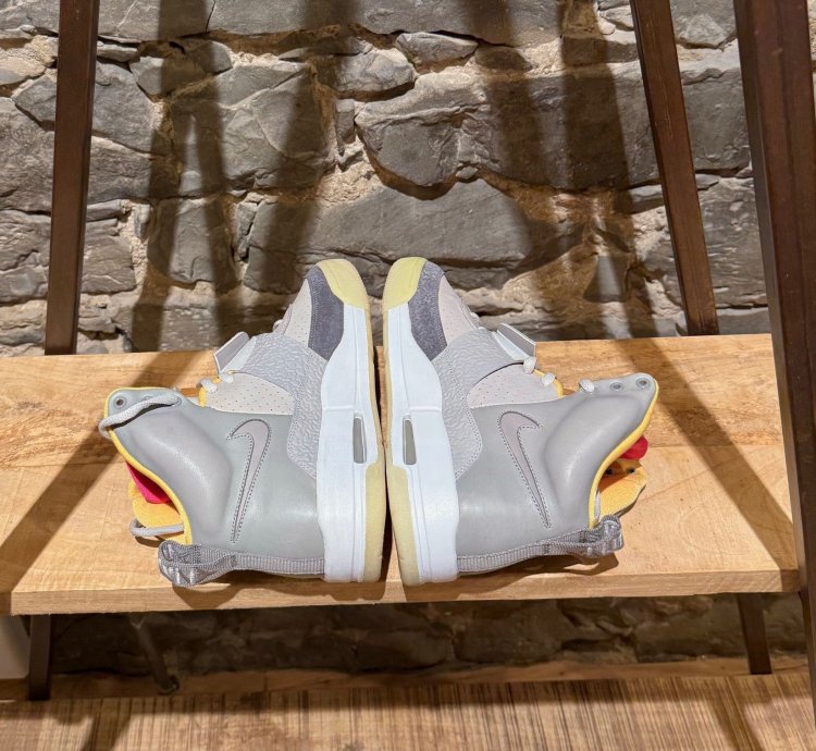 Nike Air Yeezy 1 Zen Grey High Top Sneakers
