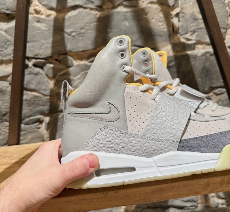 Nike Air Yeezy 1 Zen Grey High Top Sneakers
