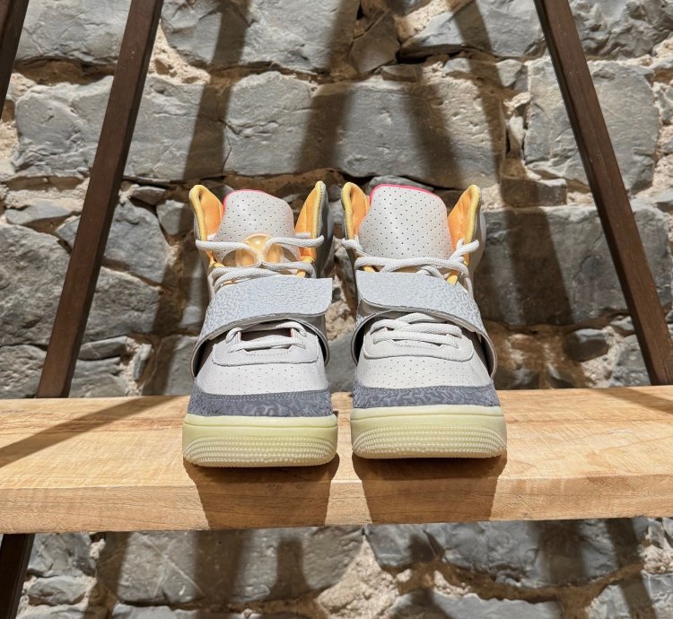 Nike Air Yeezy 1 Zen Grey High Top Sneakers