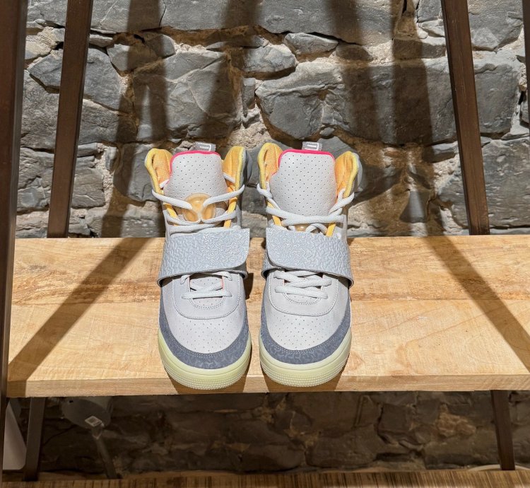 Nike Air Yeezy 1 Zen Grey High Top Sneakers