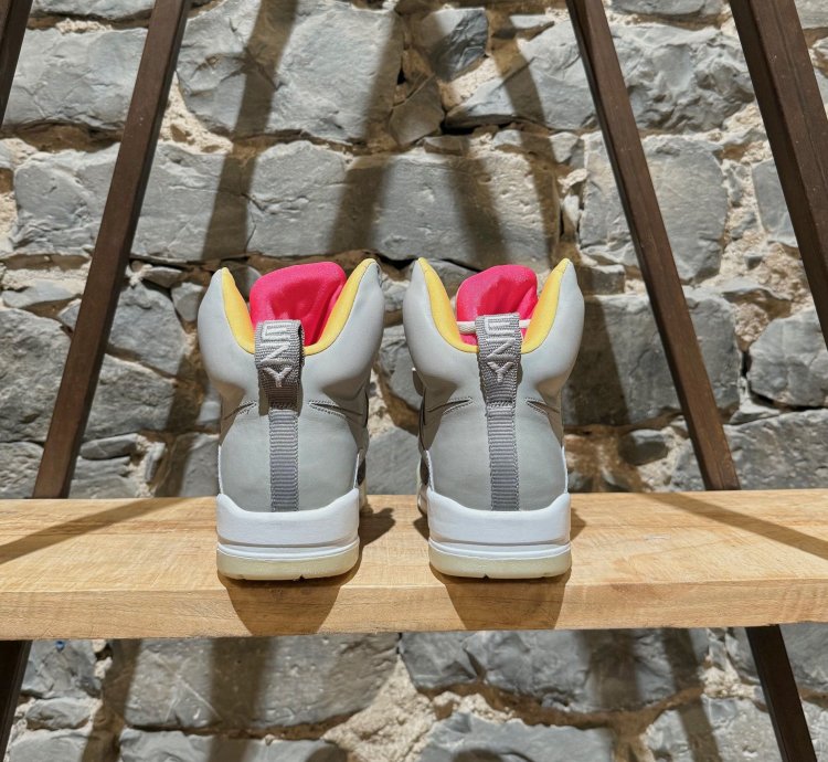Nike Air Yeezy 1 Zen Grey High Top Sneakers