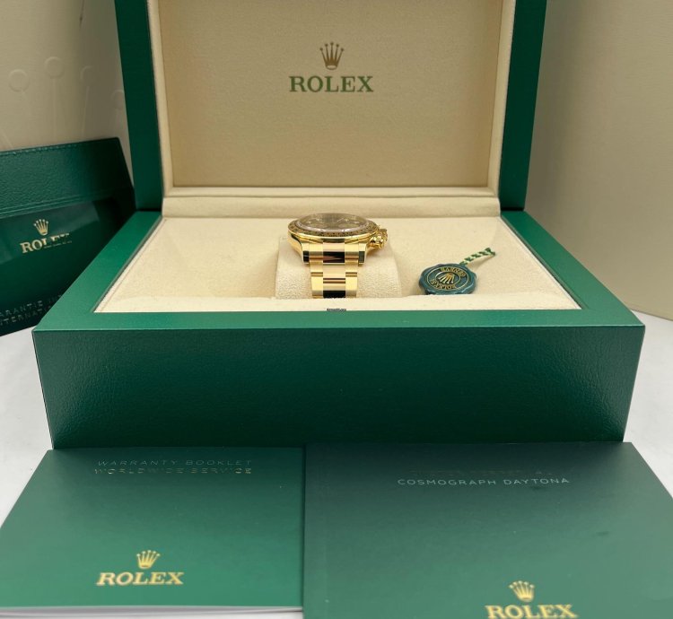 Rolex Daytona Yellow Gold Black Diamond Dial 126508 Unworn 2024