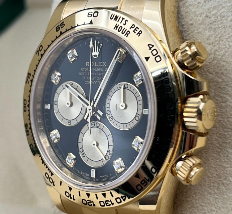 Rolex Daytona Yellow Gold Black Diamond Dial 126508 Unworn 2024