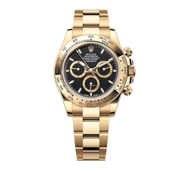 Rolex Daytona Yellow Gold Black Index Dial 126508 New 2024