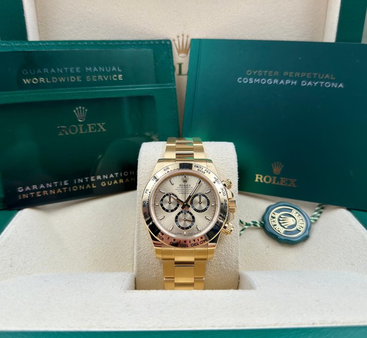 Rolex Daytona Yellow Gold Champagne Dial Yellow Gold Bracelet 126508 Unworn 2024